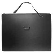 Anglers AP-92-M3X-BK Art Portfolio, 1 Handle and Shoulder Strap, 42'' x 3-1/2'' x 33'', BK, ANGAP92M3XBK, ANG AP-92-M3X-BK