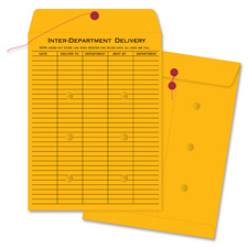 Business Source 04545 Envelopes, Inter-Dept, Stand, No.32, 10'' x 13'', 100/BX, BKFT