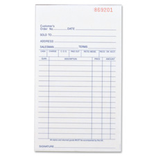 BSN 39550 Bus. Source All-purpose Carbonless Forms Book BSN39550