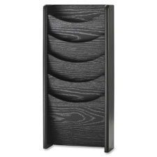 BDY 6114 Buddy 5-Magazine Pocket Wood Wall Rack BDY6114