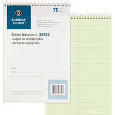 BSN 26742 Bus. Source Pitman Ruled Steno Notebook BSN26742