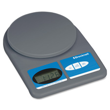 Salter Brecknell 311 Electronic Office Scale, 11lb, 6'' D, Gray, SBW311, SBW 311