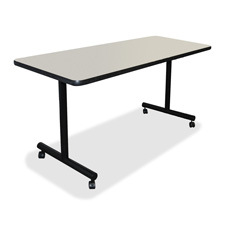 LLR 60682 Lorell Rectangular Light Gray Training Tabletops LLR60682