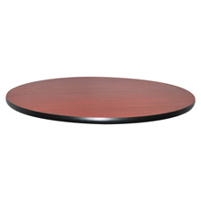 Lorell 60688 Breakroom Tabletop, Round, 36'' x 36'' x 1-1/2'', Cherry