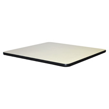Lorell 60696 Breakroom Tabletop, Square, 36'' x 36'' x 1-1/2'', Light Gray