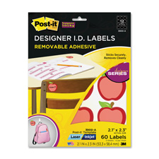 MMM 3900A Post-it Super Sticky Designer Series Removable ID Labels MMM3900A