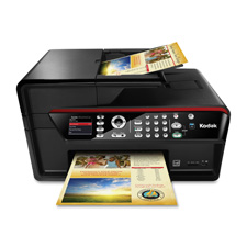 Kodak 1533561 Wireless Printer, 5.5IPM, 200 Sht Cap, 18'' x 17'' x 10-1/5'', BK