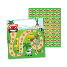 CDP 148004 Carson-Dellosa Publishing Jungle Safari Mini Incentive Chart CDP148004