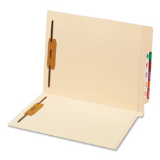 GLW 44115AM Globe-Weis End Tab Folders with Fasteners GLW44115AM