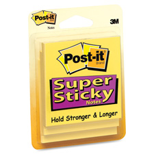 MMM 3321SSY 3M Post-it 3x3 Super Sticky Pads MMM3321SSY