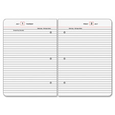 AT A GLANCE SD88050 Refill for Daily Diary, Jan-Dec, 1PPD, 5-3/4'' x 8-1/4'', RD, AAGSD88050, AAG SD88050