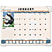 Visual Organizer Wildlife Desk Pad Calendar