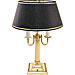 Ledu L567BR Three Candelabra Lamp, 23'' High, Brass, LEDL567BR, LED L567BR