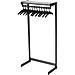 Quartet 20214 One Shelf Garment Shelf, 16-32 Hangers, 48'' L, Black, QRT20214, QRT 20214