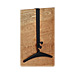 Quartet 20703 Door Hook, Double Post, 2 Hangers, 19-1/4'' Size, Black, QRT20703, QRT 20703