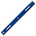 Fiskars 87727097 School Works Opaque Plastic Ruler, 1/16'', 12'' Long, Plastic, FSK87727097, FSK 87727097