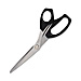 Sparco 02208 Stainless Steel Premium Scissors, Bent, 8'' Full, Black, SPR02208, SPR 02208