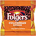 Folgers 06142 Folgers Colombian Ultra Roast Coffee, Regular, .9 oz, 150/CT, FOL06142, FOL 06142