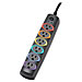 Kensington 62144 Surge Suppressor, 6 Outlet, 8' Cord, 1260 Joules, Dark Gray, KMW62144, KMW 62144