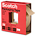 3M 255112 Package Sealing Tape, 3'' Core, 1-1/2'' x 60 Yards, Natural, MMM255112, MMM 255112
