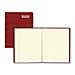 Rediform 57-231 Record-Ruled Book W/Margin, 300 Page, 10-3/8'' x 8-3/8'', Red, RED57231, RED 57-231