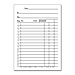 Sparco 01899 Back Sales Book, Carbonized, 2-Parts, 3-5/16'' x 5-1/8'', 50 Forms, SPR01899, SPR 01899