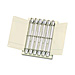 Acco/Wilson Jones CR6-15 Catalog Rack, 6-1'' Ring Sections, 1 Steel Base, 2 Wings, Putty, WLJCR615, WLJ CR6-15