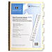 Sparco 01256 Data Indexes, With Insertable Tabs, 14-7/8'' x 11'', Buff, SPR01256, SPR 01256
