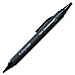 Itoya  l CL10BK Doubleheader Calligraphy Marker, 1.5mm/3.0mm, Black, ITYCL10BK, ITY CL10BK
