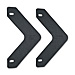 Acco/Wilson Jones 36489 Boomerang Sheet Lifter, 11'' x 5'', 2/PK, Black, WLJ36489, WLJ 36489