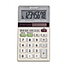 Sharp EL244TB 8-Digit Pocket Calculator, Dual Power, 2-1/2'' x 4'' x 1/2'', PM/GY, SHREL244TB, SHR EL244TB