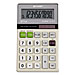 Sharp EL377TB 10-Digit Calculator, Dual Power, 2-3/4'' x 4-1/8'' x 1/5'', Gray, SHREL377TB, SHR EL377TB