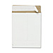 Quality Park E7405 Fiberboard Mailer, 9'' x 11-1/2'', 25/BX, White, QUAE7405, QUA E7405