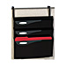 Rubbermaid L16783 Super File Hanger Set, 1 Hanger, 1Pocket, 16'' x 6'' x 21-1/8'', Smoke, RUBL16783, RUB L16783
