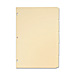 Sparco 01823 Ring Book Index, 3HP, 5-Tab, 11'' x 8-1/2'', 50/PK, Manila, SPR01823, SPR 01823