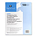Sparco 00898 Overhead Transparencies, 8-1/2'' x 11'', 100/BX, Black on Clear, SPR00898, SPR 00898