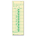 Tops 12553 Time Cards, 143lb., 3-1/2'' x 10-1/2'', 100/PK, TOP12553, TOP 12553