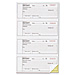Sparco 654 Receipt Book, 2-Part, 4 Receipts/Page, 2-5/8'' x 6-1/2'', 500/BK, SPR654, SPR 654