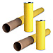 Nature Saver 92524 Recycled Mailing Tube, 2-1/2''Dx25''L, Yellow, NAT92524, NAT 92524