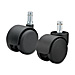 Master Caster 64234 Casters, B Stem/H Wheel, Standard Neck, 7/16'' x 7/8'', Black, MAS64234, MAS 64234