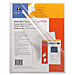 Sparco 71131 Slide Bind Report Cover, 1/8'' Cap, 11'' x 8-1/8'', Clear/White, SPR71131, SPR 71131