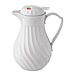 Hormel Insulated White Swirl Carafes