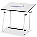 Safco 3960 Base, For Drafting Table, 35'' x 29'' x 30''-46'', White, SAF3960, SAF 3960