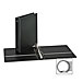 Cardinal 00201 Economy 3-Ring Binder, 1'' Capacity, 11'' x 8-1/2'' Black, CRD00201, CRD 00201