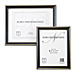 Nudell Plastics 17502 Prestigious Frame, Vertical/Horizontal, 8-1/2'' x 11'', BK/GD, NUD17502, NUD 17502