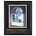 Advantus 78078 Motivational Poster ''Window Of Opportunity'', 24'' x 30'', BK Frame, AVT78078, AVT 78078