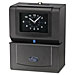 Lathem Time 4001 Automatic Time Clock, Month/Date/AM/PM/Minutes, Charcoal, LTH4001, LTH 4001