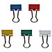 Sparco 02269 Binder Clip, Mini, 9/16''Wide, 1/4'' Capacity, 100/BX, Assorted, SPR02269, SPR 02269