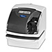 Lathem Time 5000EP Electronic Time Recorder, 6-3/4'' x 6-1/4'' x 8-1/4'', Light Gray, LTH5000EP, LTH 5000EP