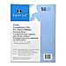 Sparco 95000 Overhead Transparencies, 4.0 Mil, 8-1/2'' x 11'', 50/BX, Black/Clear, SPR95000, SPR 95000